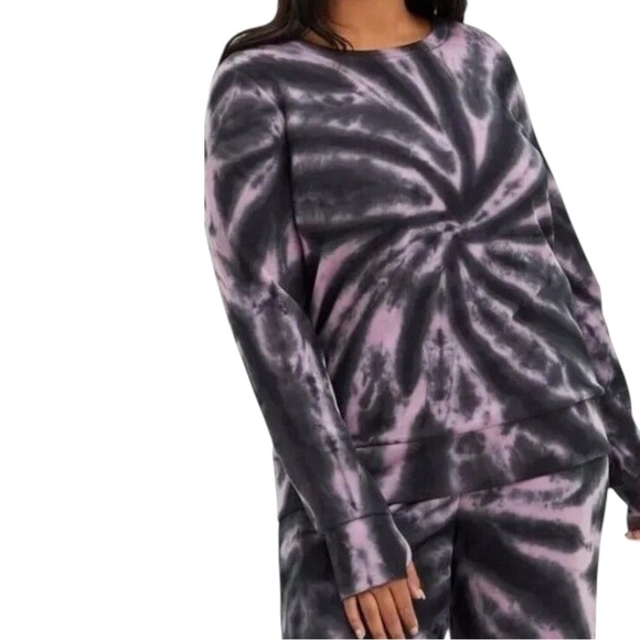 Torrid Active Purple Tie Dye Pullover Sweatshirt Size 3X 22-24 - Picture 1 of 8